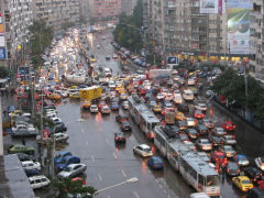 Bucurestiul, poluat din cauza vitezei reduse de circulatie