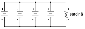 conectarea bateriilor in paralel