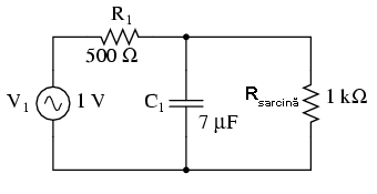 filtru trece-jos capacitiv